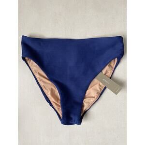 J. Crew Swim High Waist Bikini Bottom Ribbed Swimwear